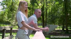 Grandpa Kisses me on the Forehead after Cumming in My Mouth at BeautyAndTheSenior