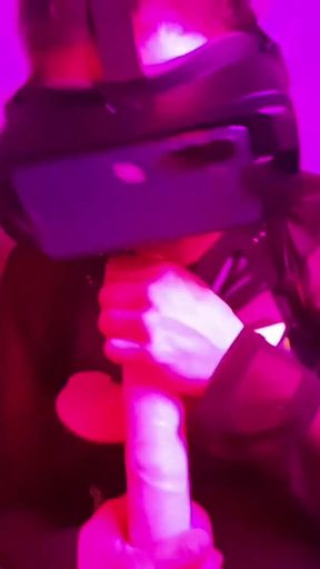 This Is My First Time Giving a Blowjob in the World of Virtual Reality