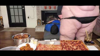 MASSIVE ASS Squashes Tied Up Slave