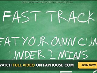 AUDIO SOLELY - Eat your own cum below 2 mins