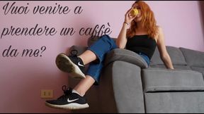 Vuoi venire a prendere un caffè da me?