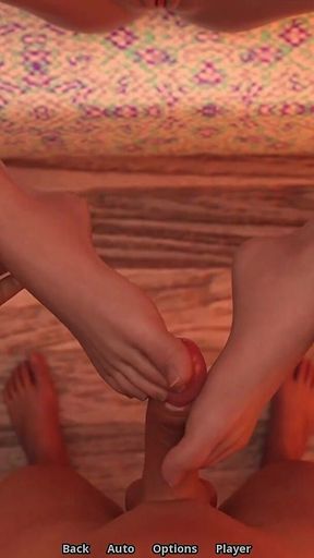 I Fucked My Virgin Stepsister & Cum Inside Her Tight pussy - 3D Hentai Game - Family Crush