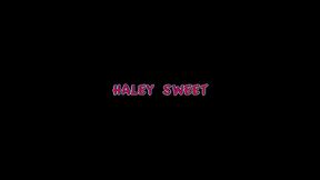 haley sweet takes facial after big black cock struggle