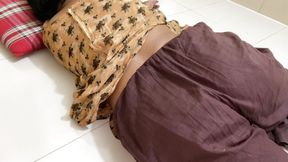 I Suddenly Saw My Lying Down I Hugged Her and Started Fucking