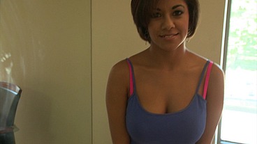 Lying back and spreading her legs, she juices his rod with her hot wet poon, then welcomes...
