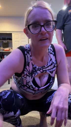 FemDom fitness: core workout