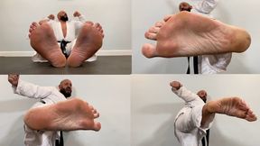 DeFeeted By My Big Black Belt Soles