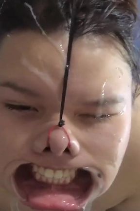 The Cum as a Mask Is Very Good for the Face