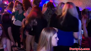 Girls are being very naughty in the night club with random guys they like a lot