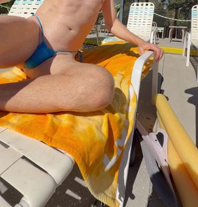 Sexy bikini at Sawmill