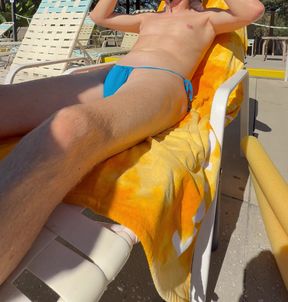 Sexy bikini at Sawmill