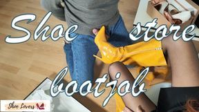 Shoe store bootjob shoejob bmg