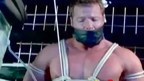Bondage For Hunk With Tied Up Blue Balls But He Enjoys It