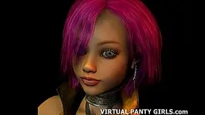 Freckled Cutie Sucks Massive Dick in Steamy 3D Hentai Blowbang Fantasyy