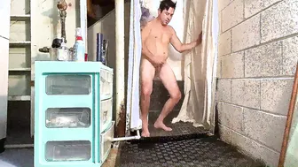 Twink Enema and Piss Play in the Shower