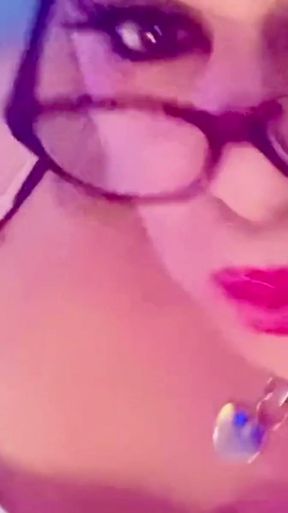 Krissy Sweets high heels compilation stroking her she cock   Clip 1