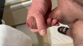 Shaving in a Spain Hotel