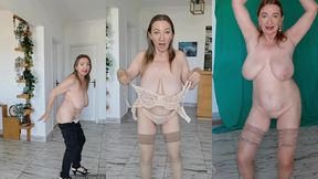huge natural mature saggy tits