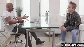 White Gay Boy Sucks A Bbc To Seal Business Deal