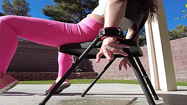 Cheyenne Jewel chair bound & peeing yoga pants