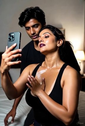 Hot Indian housewife gets nailed by her bossy AI-generated hubby