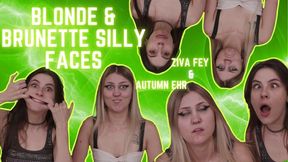 4K Ziva Fey With Autumn Ehr - Blonde And Brunette Silly Faces