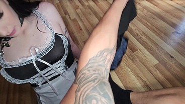 Leashed Puppy Girl Em ndica Gets Makeup Ruined By Huge Cock