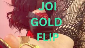 JOI GOLD FLIP FLOP SLAP