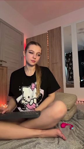 Cosplay cow anal play anime girl