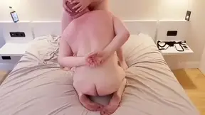 Mistress destroys this guy's asshole /male slave/ Facesitting