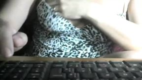 Slut Wife Masturbating in Web Call