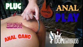 ANAL PLAY: STEEL HOOK AND A 25CM PLUG STRETCH THE SUBMISSIVE OPEN (1080p PREMIUM VERSION)