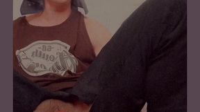 damn hot cute guy rides on a giant bottle and comes without using his hands