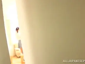 Sporty teen sweetie Miyu Nakatani rides hard cocks