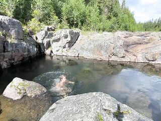 Summertime joy at the Waterfall - RosenlundX - 4k 60fps
