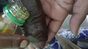 Big black cock hand job