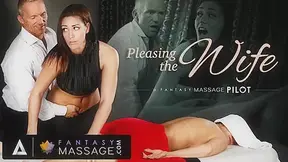 FANTASY MASSAGE - Unfaithful Husband Bangs Masseuse And Cum On Her While She's Massaging His Wife