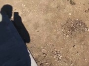 Outdoor piss #3 • backyard