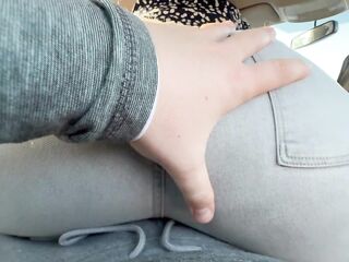 Jumping and Grinding on Stepbrother&#039;s Dick with My Large Butt