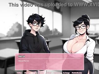 Generalized whoredom in the school classroom - Porn Game