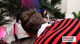 BTS - Stunning Scarlett Alexis Models A Daring Leather Outfit!