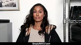 Kylie la beau caught with necklace in panties nails mall cop