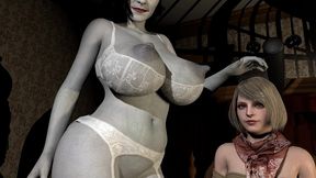 lady alcina dimitrescu femdom bdsm in pov