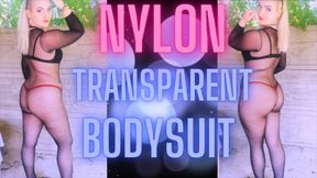 (56) NYLON TRANSPARENT BODYSUIT