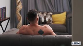 MEN - Submissive Santana XXL Spreads His Ass Wide Open And Is Eager To Feel Michael Jackman&#039;s Cock Inside