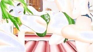 【SEX-MMD】(Futa-Sex Party) Hidden Nectar Garden【R-18】