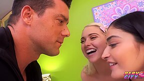 PervCity Emily Willis Chloe Cherry teen 18+ Anal Threesome