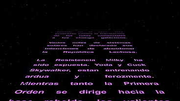 Cum Wars: Master YODA fucks the hot princess Leia