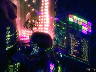 dreamy cyber fairy oral-sex