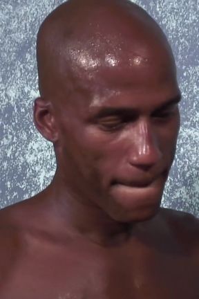 Athletic big dick black guy find eager white hole